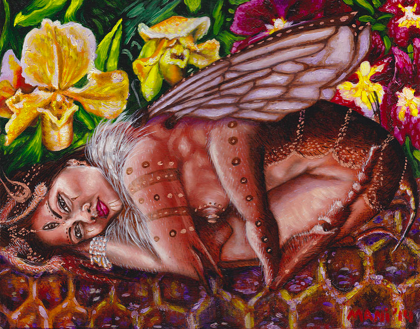 Queen Bee Bhramari Devi by Mani C. Price
